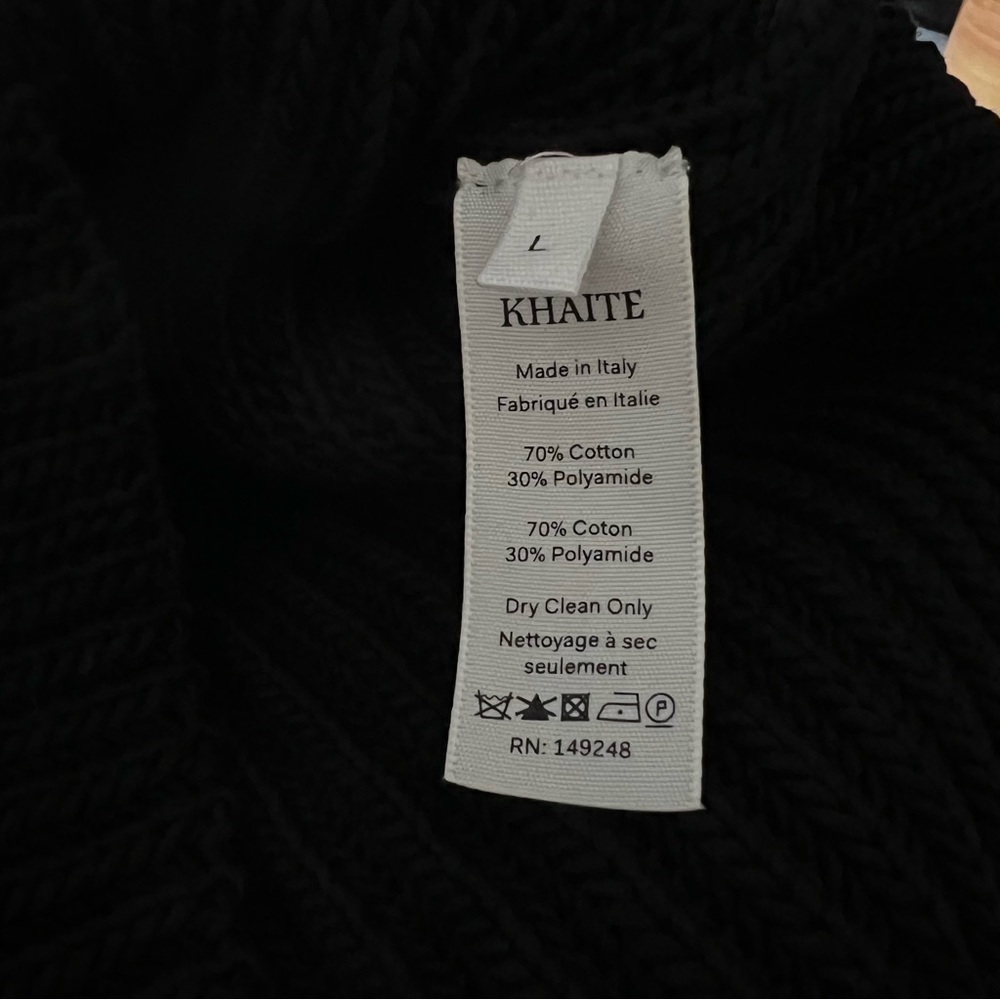 Khaite The Alessia Dress in Black - Picture 16 of 16